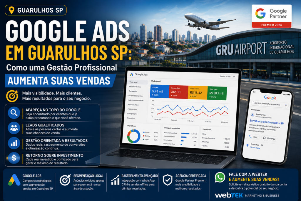 Google Ads em Guarulhos SP: Como uma Gestão Profissional Aumenta suas Vendas